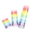20 rolls of solid-color washi tape for foreign trade, 3/5/7.5mm narrow and thin handbook frame pull strips, cross-border stickers Item Picture